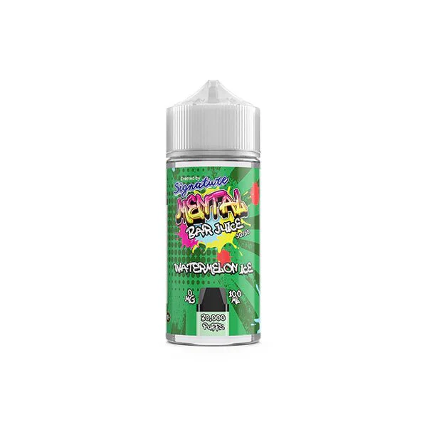 Signature Mental Bar Juice 100ml Shortfill (50PG/50VG) - Image 17
