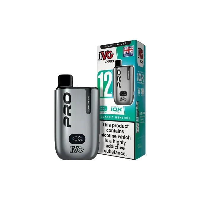 10mg IVG Pro 12 Prefilled Pod Vape Kit 10000 Puffs - Image 3