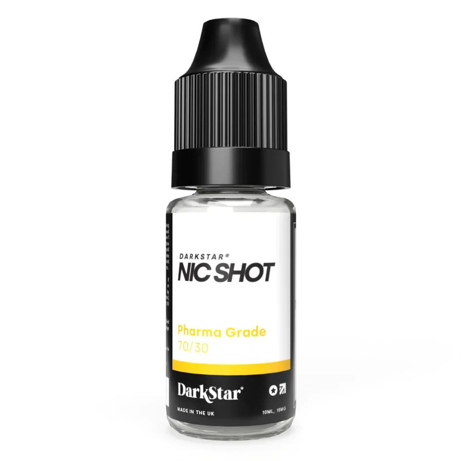 18mg 100% PG Nicotine Shot by Darkstar