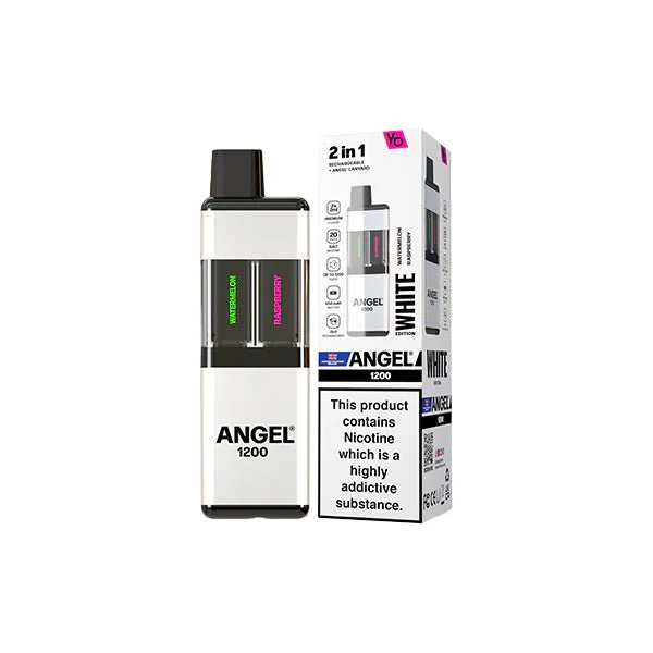 20mg Angel 1200 2in1 By Vapes Bar Dual Prefilled Pod Kit 1200 Puffs - Image 6