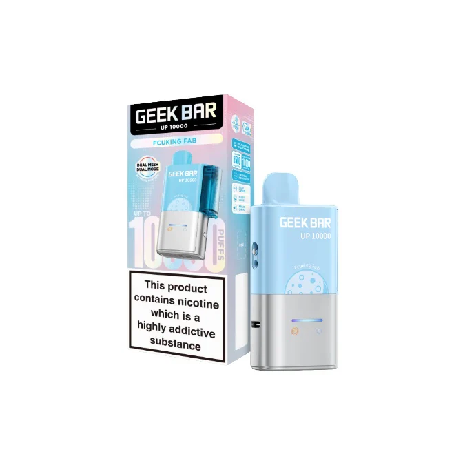 20mg Geek Bar UP 10000 Prefilled Pod Vape Kit - Image 3