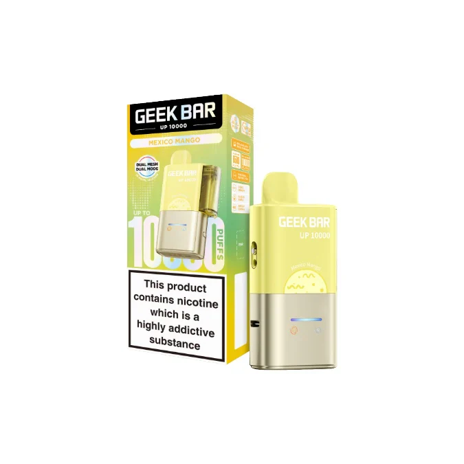 20mg Geek Bar UP 10000 Prefilled Pod Vape Kit - Image 8