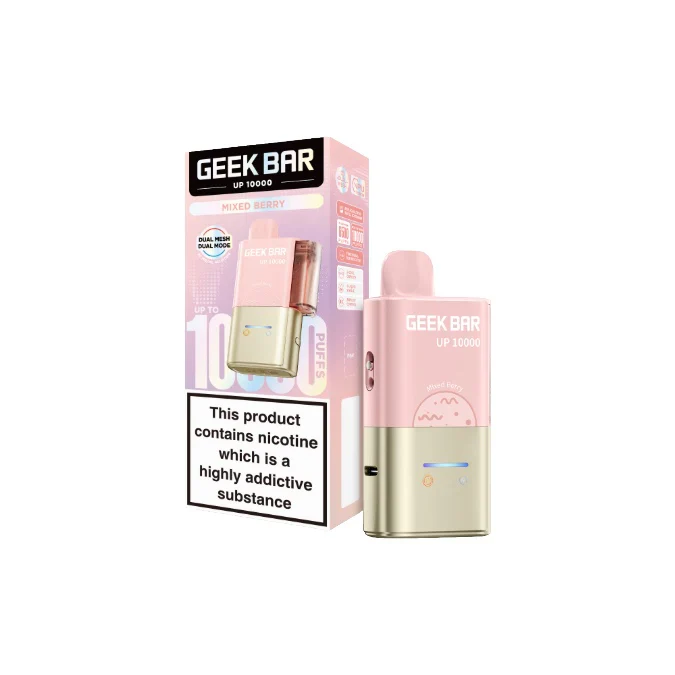 20mg Geek Bar UP 10000 Prefilled Pod Vape Kit - Image 9