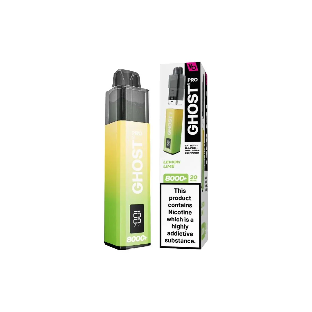 20mg Ghost Pro 8000+ By Vapes Bars Prefilled Pod Vape Kit - Image 18