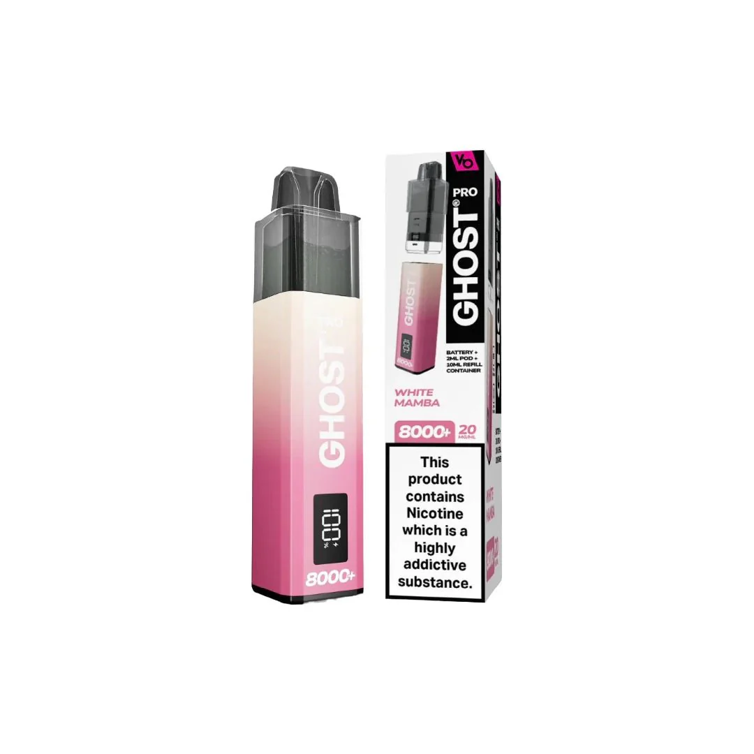 20mg Ghost Pro 8000+ By Vapes Bars Prefilled Pod Vape Kit - Image 32