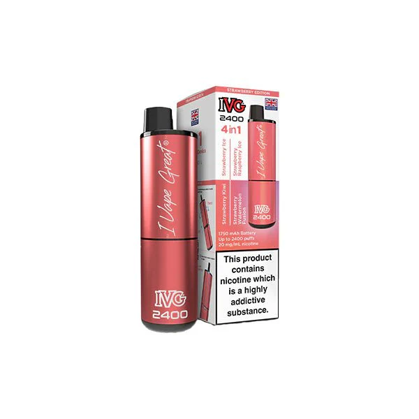 20mg IVG 2400 4 in 1 Multi Edition Rechargeable Pod Vape Kit 2400 Puffs - Image 18