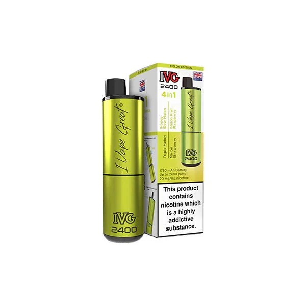 20mg IVG 2400 4 in 1 Multi Edition Rechargeable Pod Vape Kit 2400 Puffs - Image 43