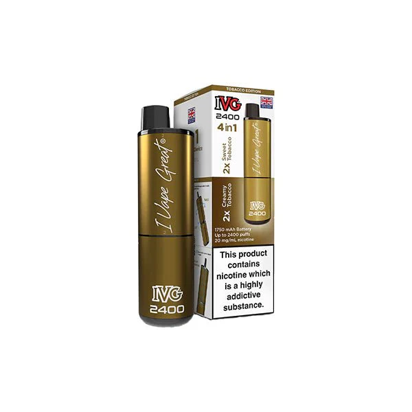 20mg IVG 2400 4 in 1 Multi Edition Rechargeable Pod Vape Kit 2400 Puffs - Image 44