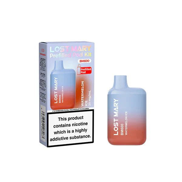 20mg Lost Mary BM600 Prefilled Pod Vape Kit 600 Puffs - - Image 17
