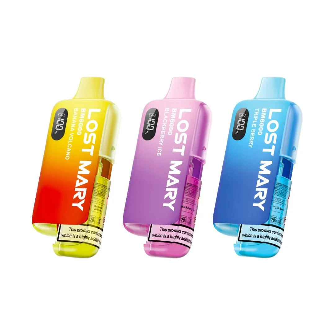 20mg LOST MARY BM6000 Refillable Pod Kit - 6000 Puffs -