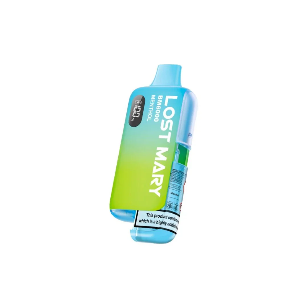 20mg LOST MARY BM6000 Refillable Pod Kit - 6000 Puffs - - Image 15