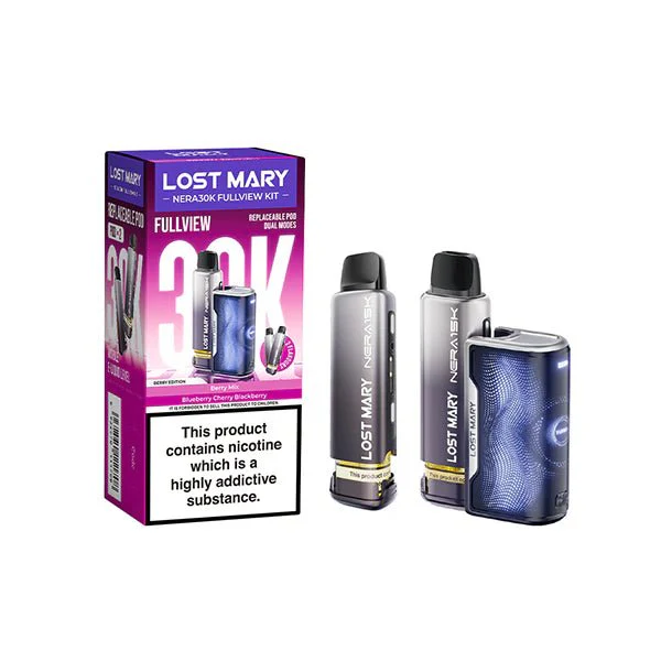 20mg LOST MARY Nera 30K Multi Edition Prefilled Pod Vape Kit - 30000 Puffs - Image 2