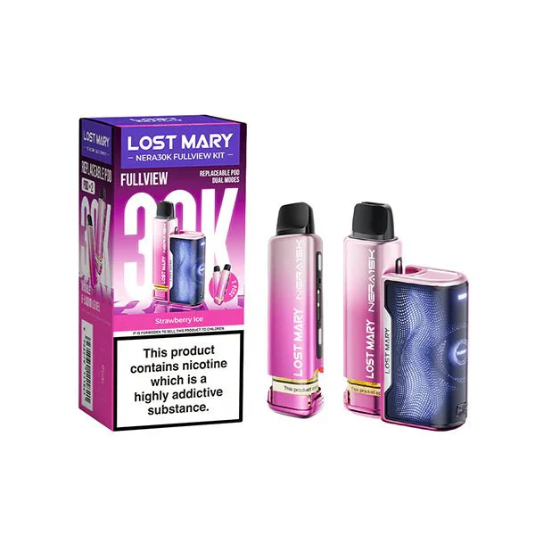 20mg LOST MARY Nera 30K Prefilled Pod Vape Kit - 30000 Puffs - Image 6