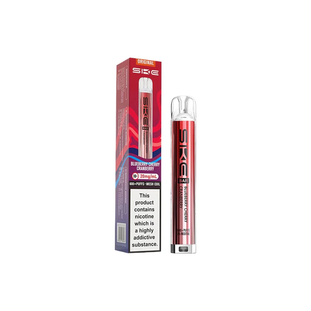 20mg SKE Bar 600 Rechargeable Prefilled Pod Vape Kit - Image 12
