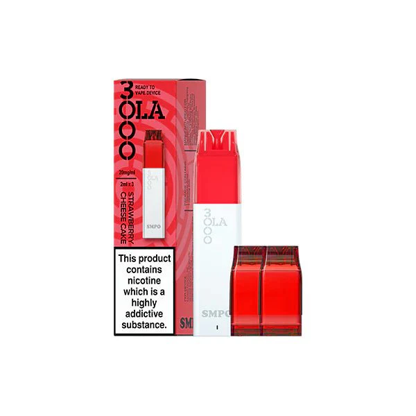 20mg SMPO Ola 3000 Prefilled Pod Vape Kit - 2ml (Pack of 3) - Image 5
