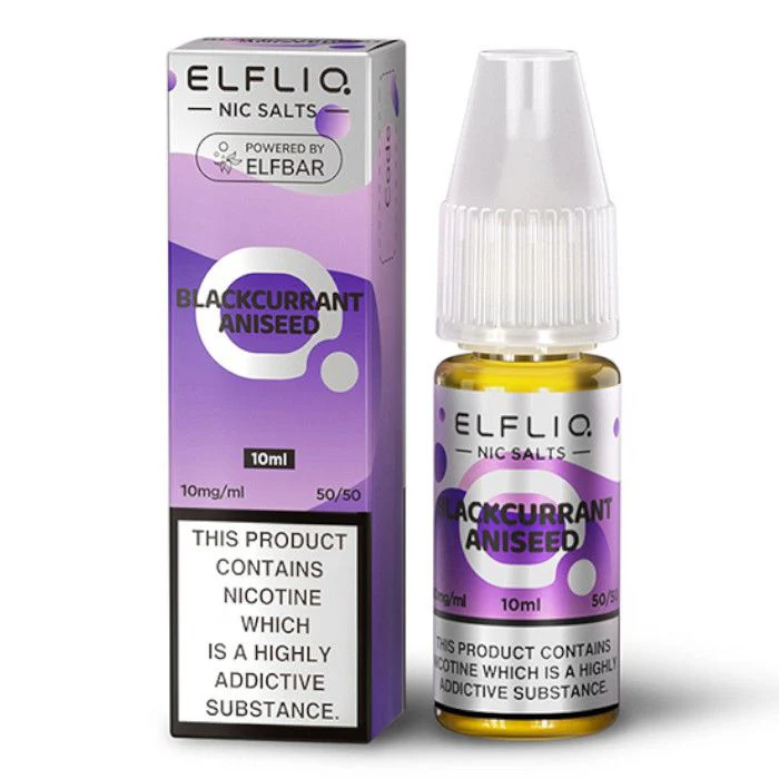 Blackcurrant Aniseed 10ml E-Liquid by Elf Bar Elfliq