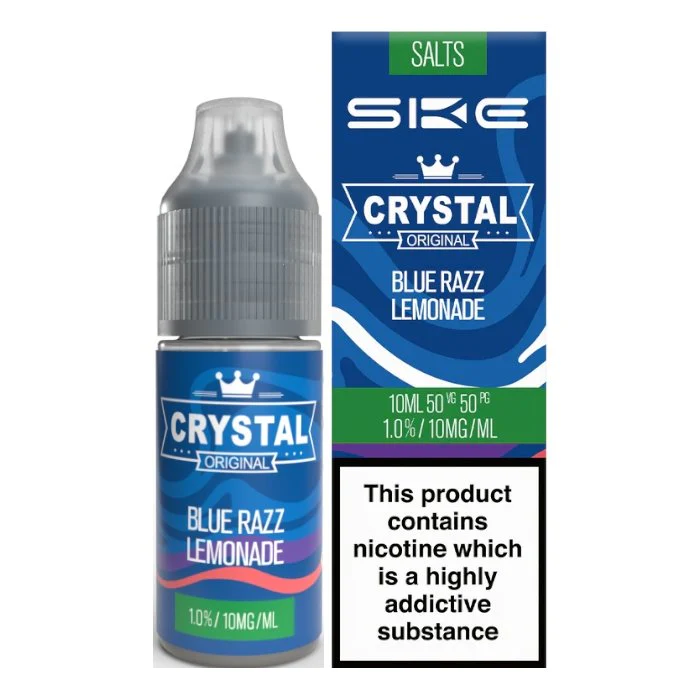 Blue Razz Lemonade 10ml E-Liquid by SKE Crystal Nic Salt