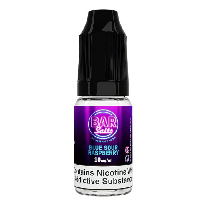 Blue Sour Raspberry 10ml E-Liquid by Vampire Vape Bar Salts