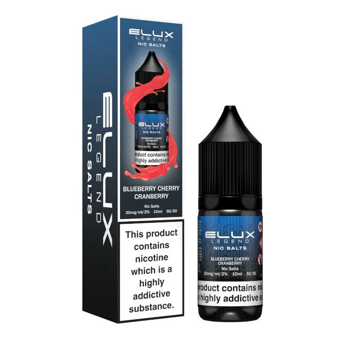 Blueberry Cherry Cranberry 10ml E-Liquid by Elux Legend Nic Salt