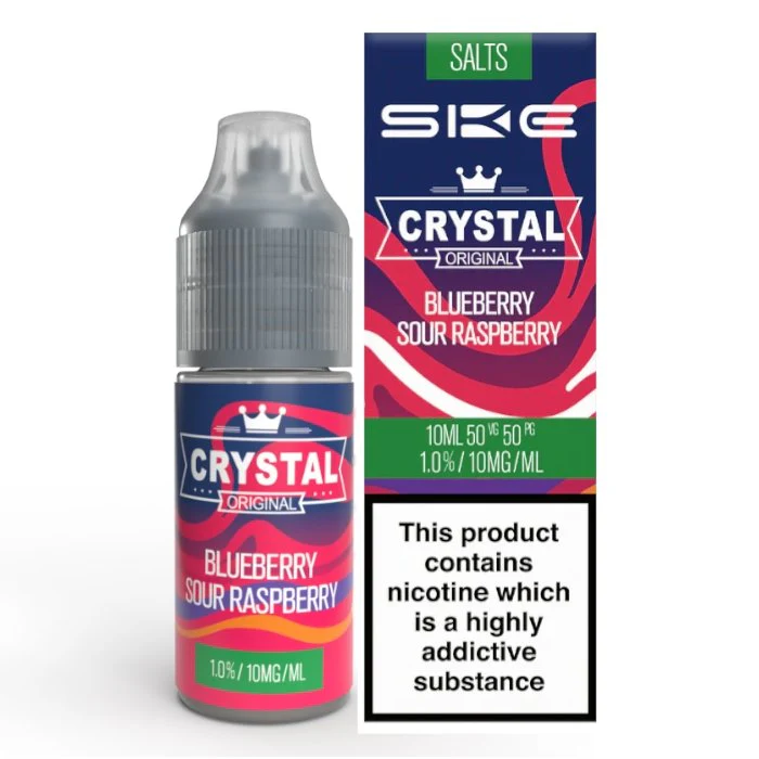 Blueberry Sour Raspberry 10ml E-Liquid by SKE Crystal Nic Salt
