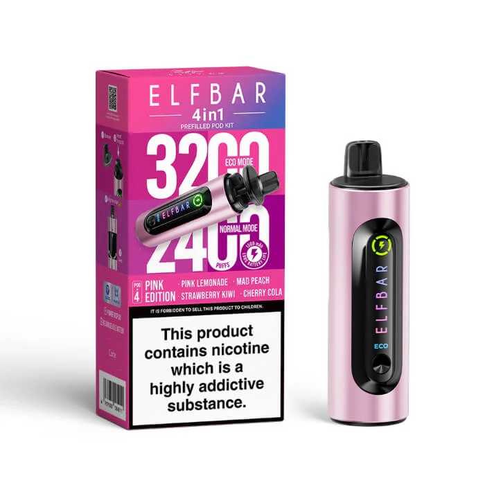 ELFBAR 4-in-1 Prefilled Kit - 3200 Puffs - Image 12