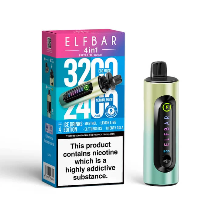 ELFBAR 4-in-1 Prefilled Kit - 3200 Puffs - Image 7