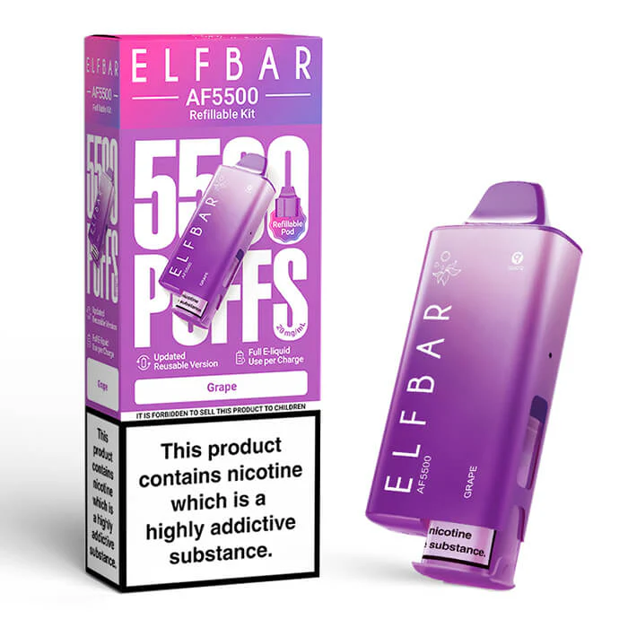 Elfbar AF5500 Prefilled Vape Kit - Image 5