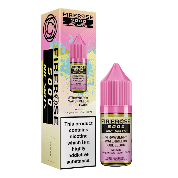 Elux Firerose 5000 Nic Salt - Strawberry Watermelon Bubblegum - 10ml