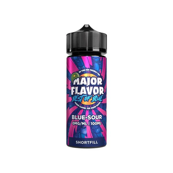 Major Flavour Best Of Blue 100ml Shortfill 0mg (70VG/30PG) - Image 5