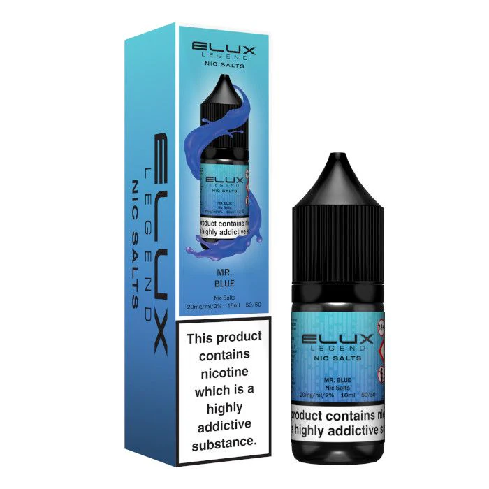 Mr Blue 10ml E-Liquid by Elux Legend Nic Salt