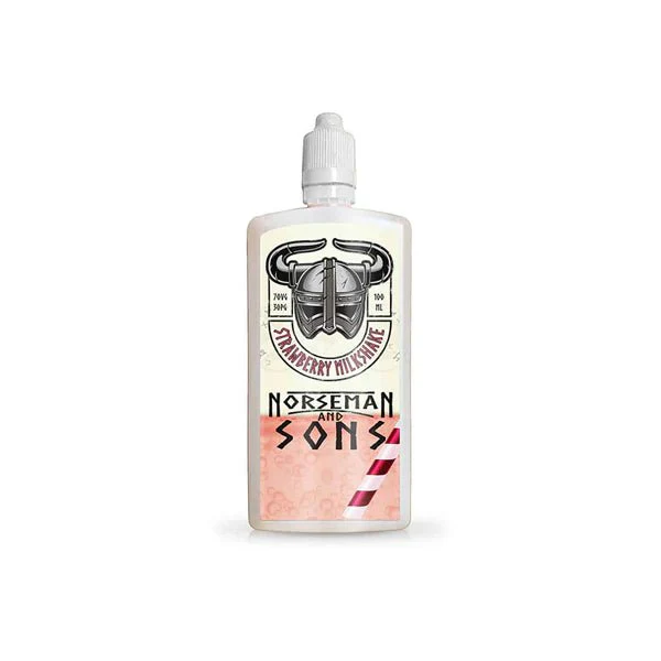 Norsemen 100ml Shortfill Flask Milkshakes 0mg (70VG/30PG) - Image 5