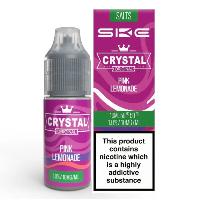 Pink Lemonade 10ml E-Liquid by SKE Crystal Nic Salt