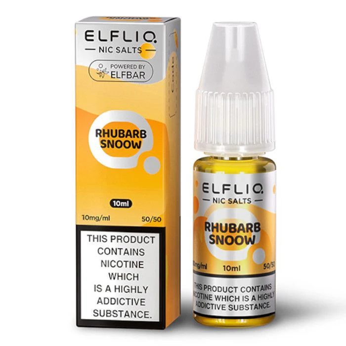 Rhubarb Snoow 10ml E-Liquid by Elf Bar Elfliq