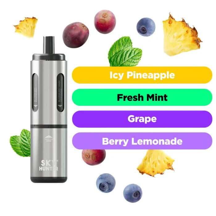 Sky Hunter 2600 Twist Slim Pod Vapes (Box of 10) 5 Colours - Image 6