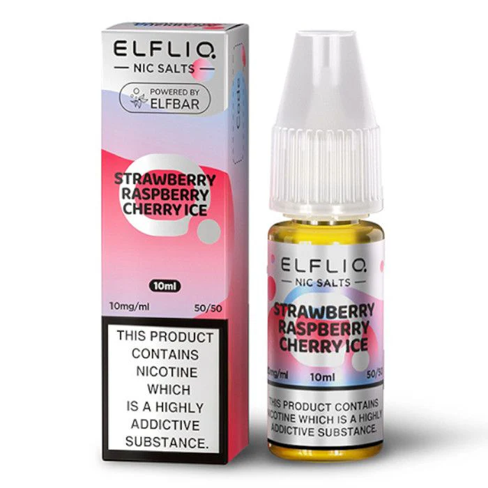 Strawberry Raspberry Cherry Ice 10ml E-Liquid by Elf Bar Elfliq