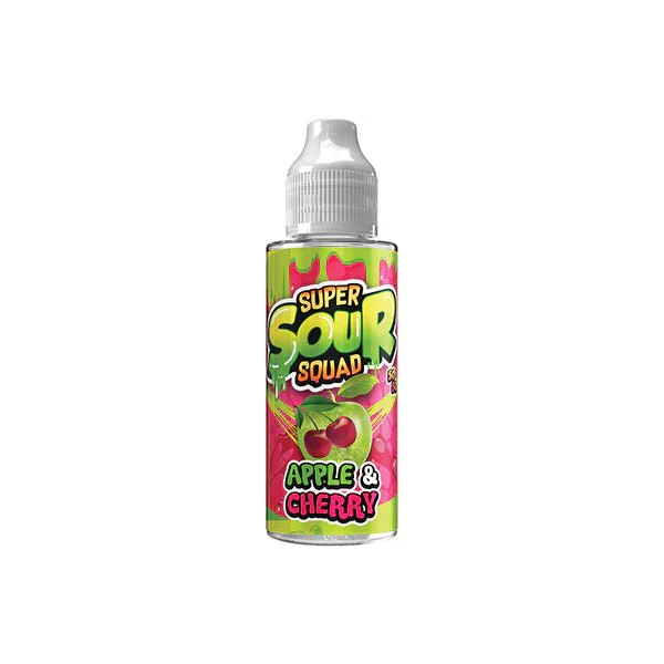 Super Sour Squad By Signature Vapours 100ml E-liquid 0mg (50VG/50PG) - Image 6