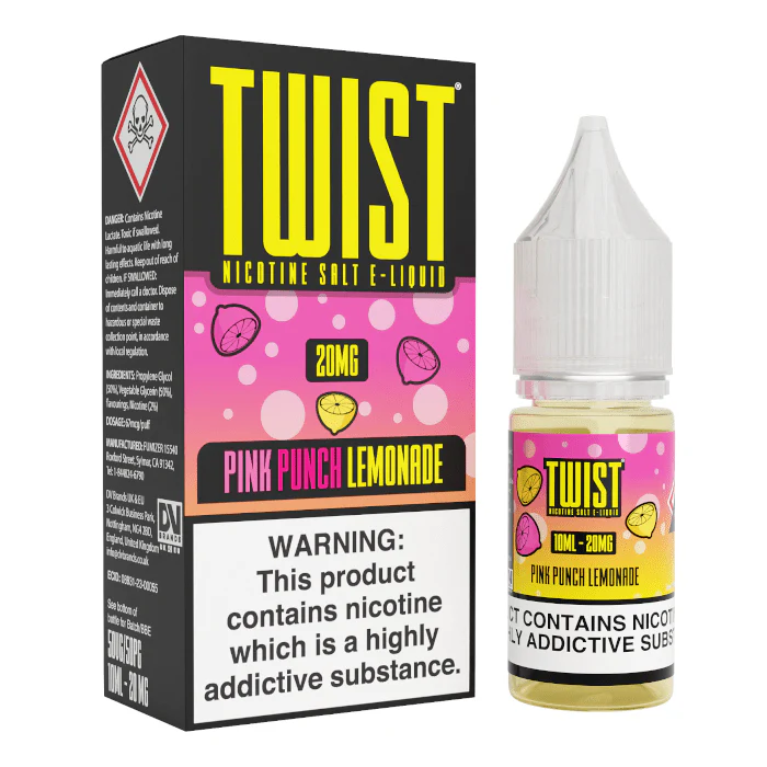Twist Nic Salt - Pink Punch Lemonade - 10ml