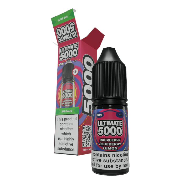 Ultimate 5000 Bar Salt - Raspberry Blueberry Lemon - 10ml