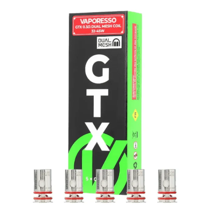 Vaporesso GTX Dual Mesh Coils - 5PK - Image 3