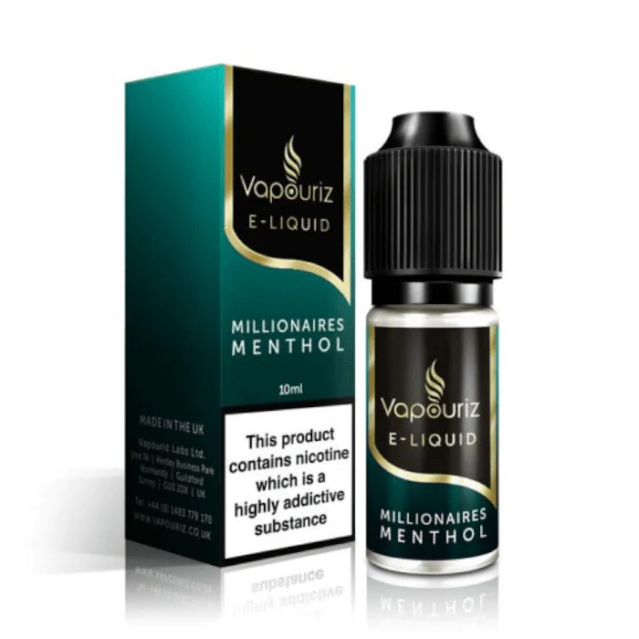 Vapouriz E-Liquid - Millionaires Menthol - 10ml
