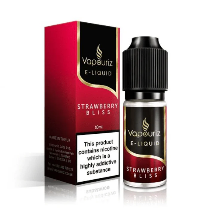 Vapouriz E-Liquid - Strawberry Bliss - 10ml