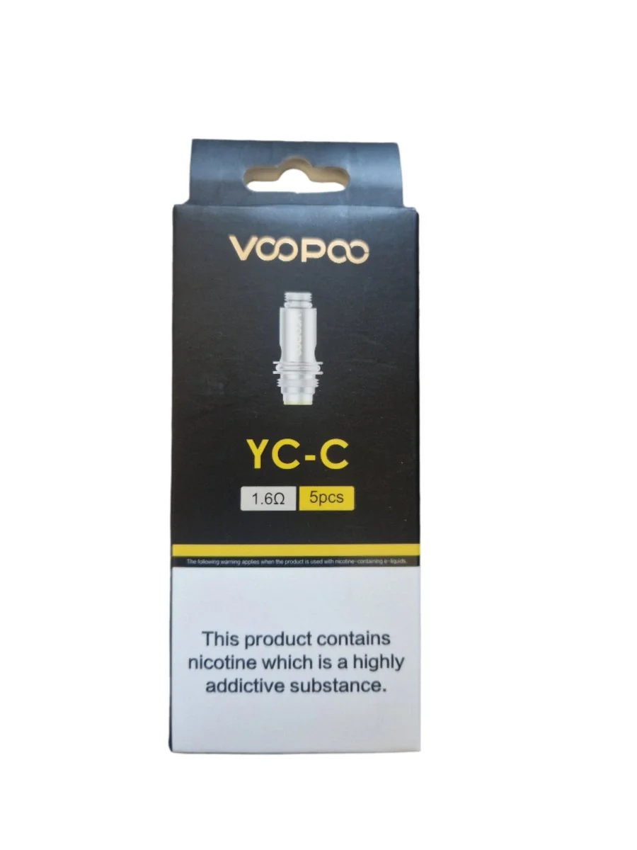 Voopoo Finic YC-C Coils - 1.6 OHM - 5Pack - Clearance