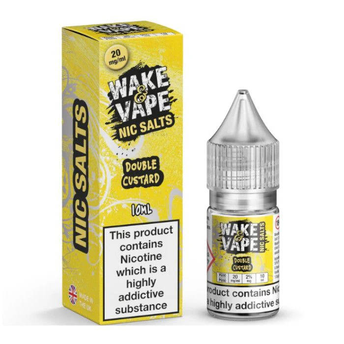 Wake & Vape Nic Salt - Double Custard - 10ml