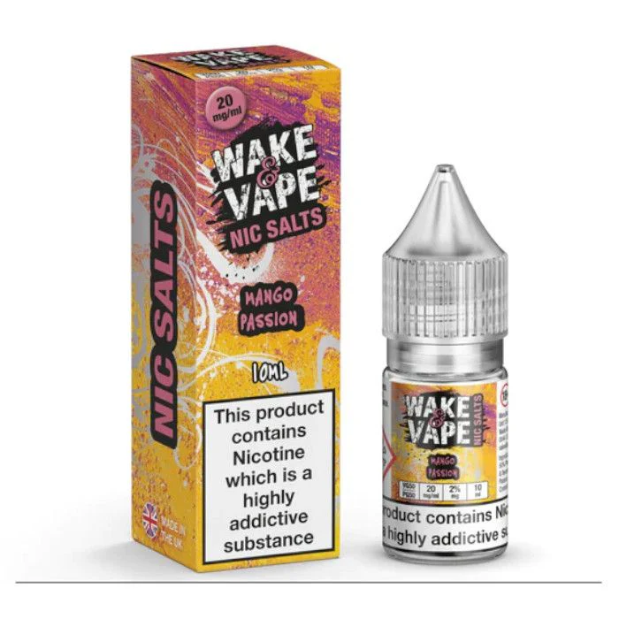 Wake & Vape Nic Salt - Mango Passion - 10ml