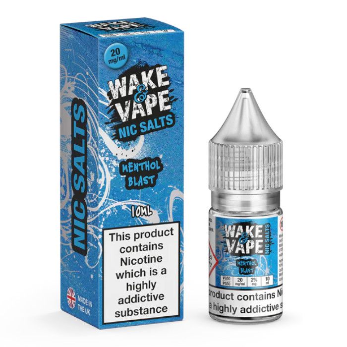 Wake & Vape Nic Salt - Menthol Blast - 10ml