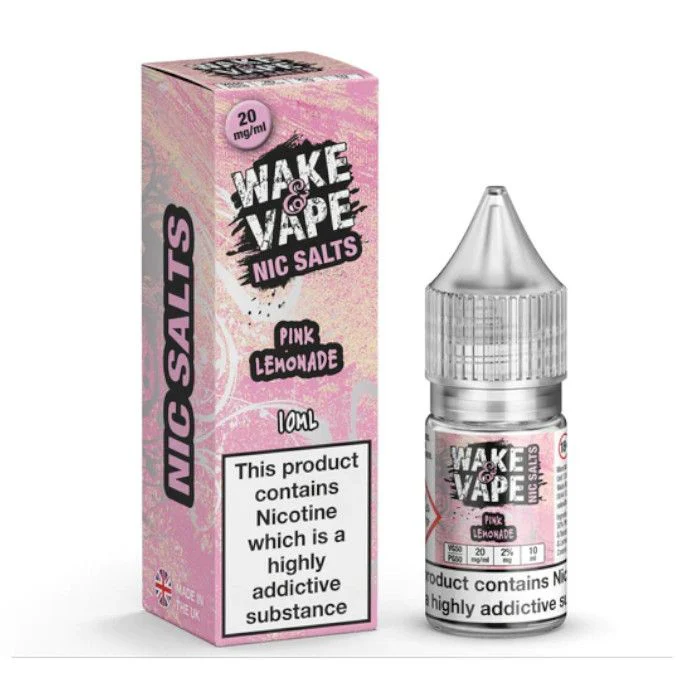 Wake & Vape Nic Salt - Pink Lemonade - 10ml