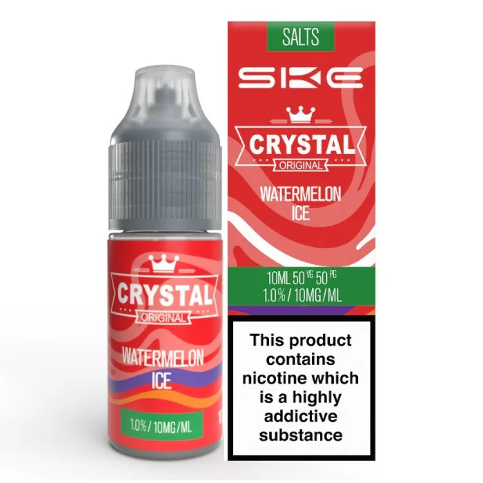 Watermelon Ice 10ml E-Liquid by SKE Crystal Nic Salt