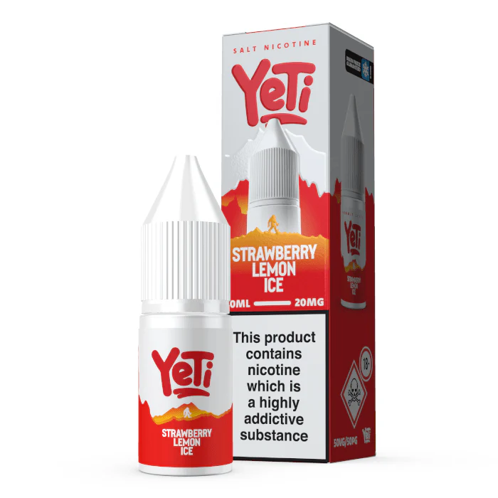 Yeti Summit Series Nic Salt - Strawberry Lemon Ice - 10ml