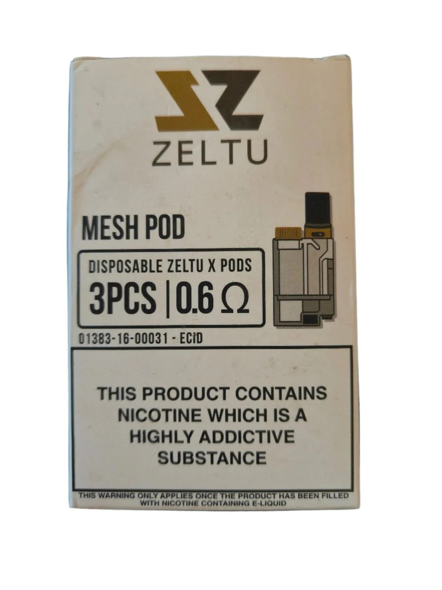 Zeltu x mesh pod 3 pack 0.6ohm - CLEARANCE